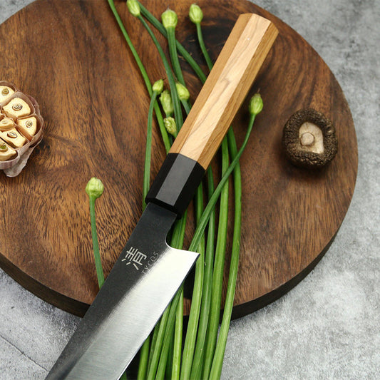 Japanese Chef's Knife | Kiritsuke 10.5 inch Knive 440C Steel Olive Wood Handle