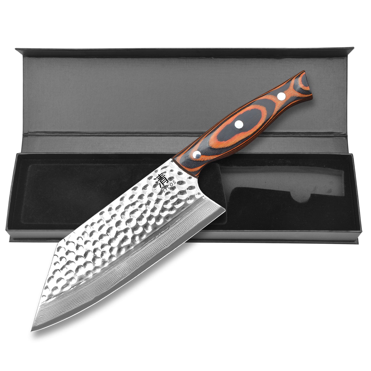 Damascus Butcher Chef Knife Knive Japanese 7 inch VG10 Wooden Handle