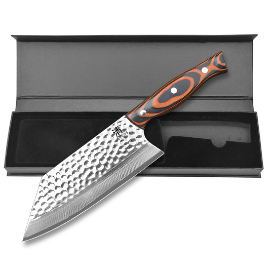 Damascus Butcher Chef Knife Knive Japanese 7 inch VG10 Wooden Handle