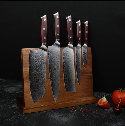 Wooden Magnetic Knife Holder